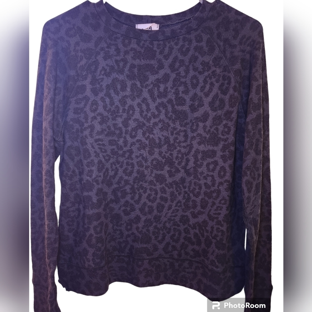 LNA Black Animal Print Sweater Size XS - Picture 3 of 3
